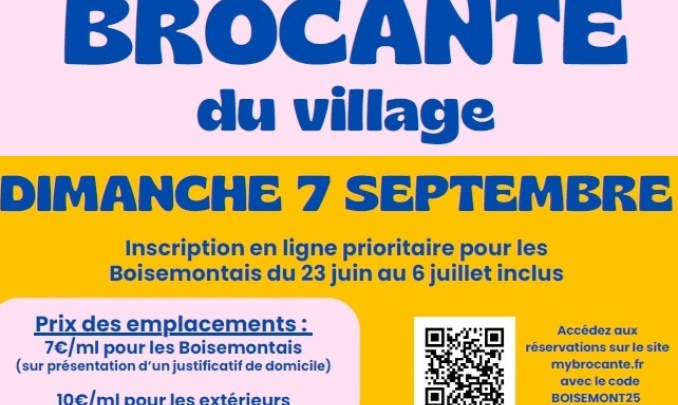 Affiche Brocante 2025