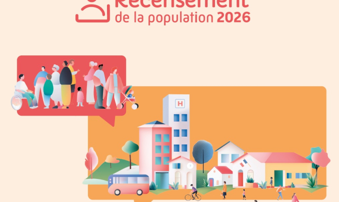 Affiche recensement 2026