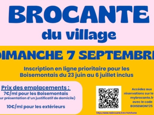 Affiche Brocante 2025