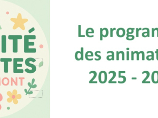 Calendrier des animations - saison 2025-2026