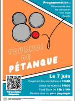 Tract Tournoi de pétanque 2026