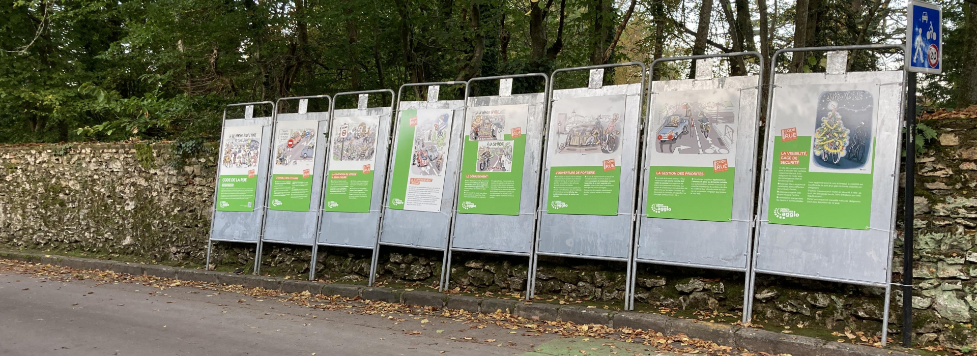 Exposition le code de la rue à Boisemont 2