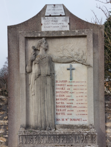 Cimetière de Boisemont monument aux morts 2021