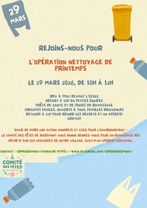 Nettoyage de printemps 2026