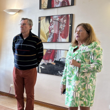 Discours de bienvenue au vernissage de l'exposition par Isabelle Fauconnier et Jean-Francois Pernel