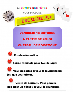 CDF soirée jeux 18 octobre 2024